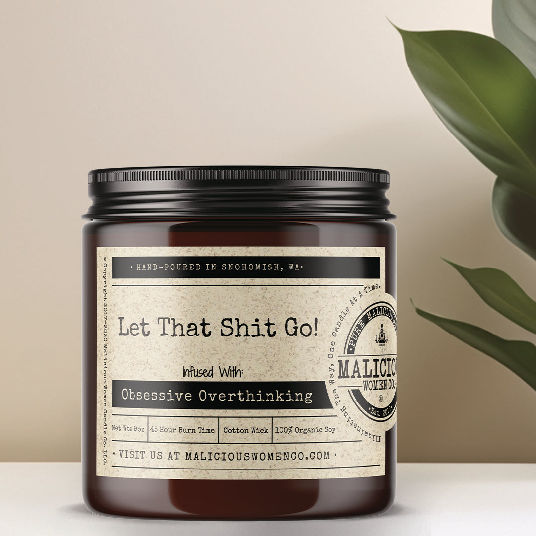 Funny Gifts, Let That Shit Go, Affirmation Candles, Anxiety Relief