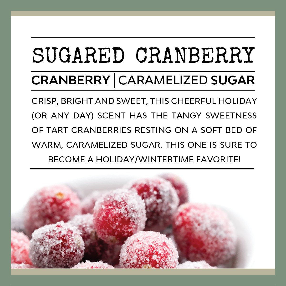 Scent: Sugared Cranberry