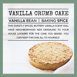 Scent: Vanilla Crumb Cake