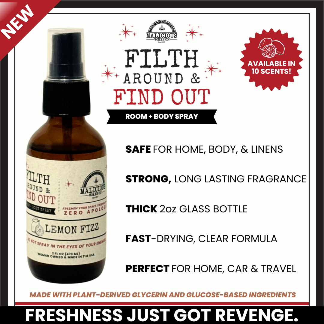 FAFO 2fl oz Glass Bottle Room/ Linen/ Body Spray - Select Your Scent