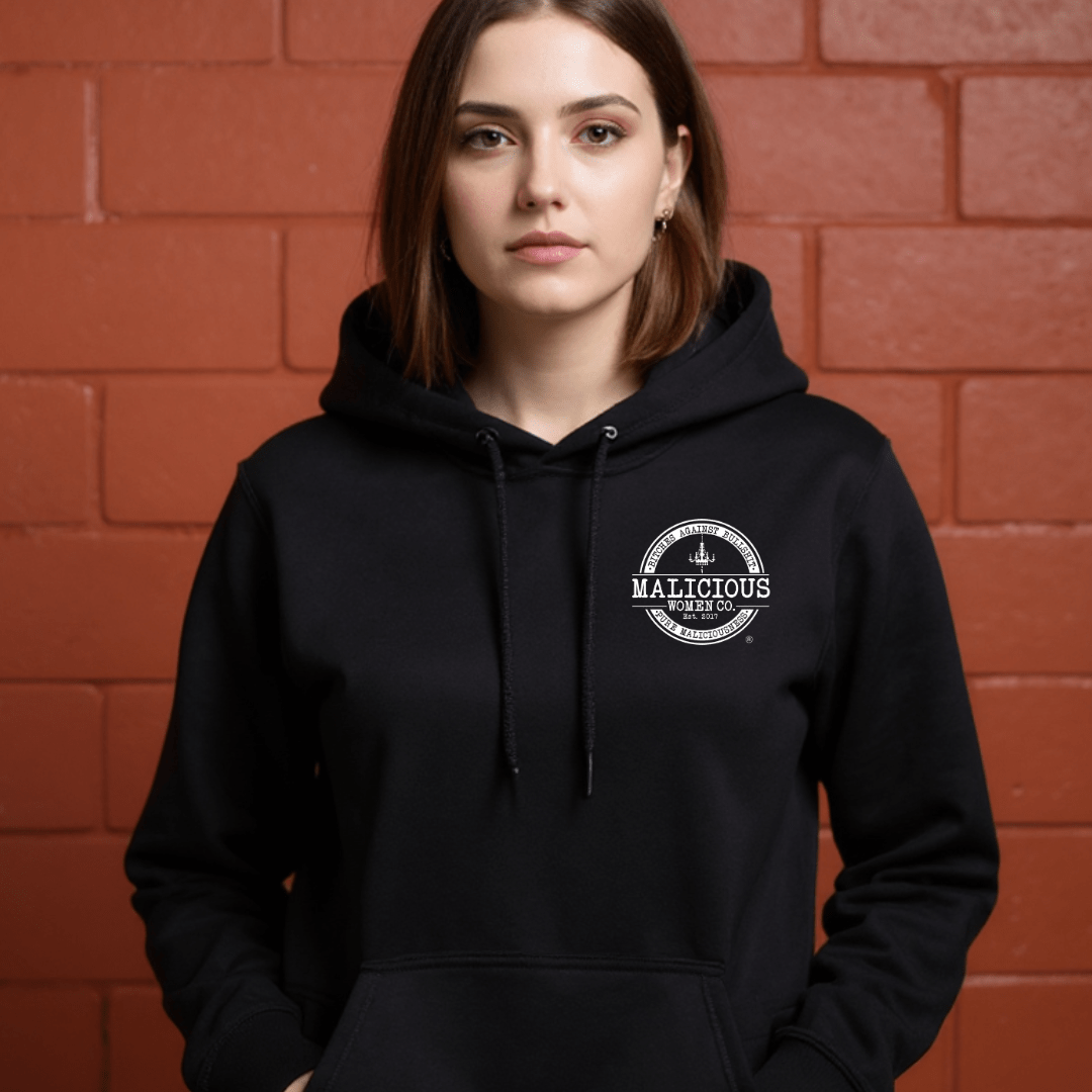 2026 Malicious Misfit Long Sleeve Pullover Hoodie - Black - Malicious Women Co. - Apparel