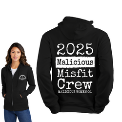 Malicious Misfit Crew 2025 Zip-Up Hoodie Pre-Order