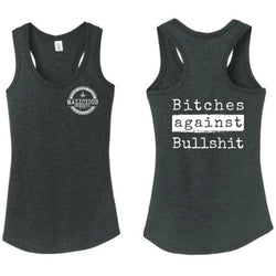 Bitches Against Bullshit Malicious Women's Racerback Tank