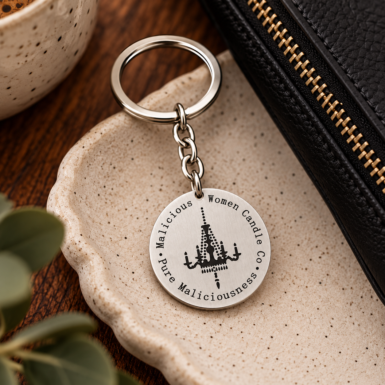 Malicious Keychains - Polished Stainless - 3 Designs