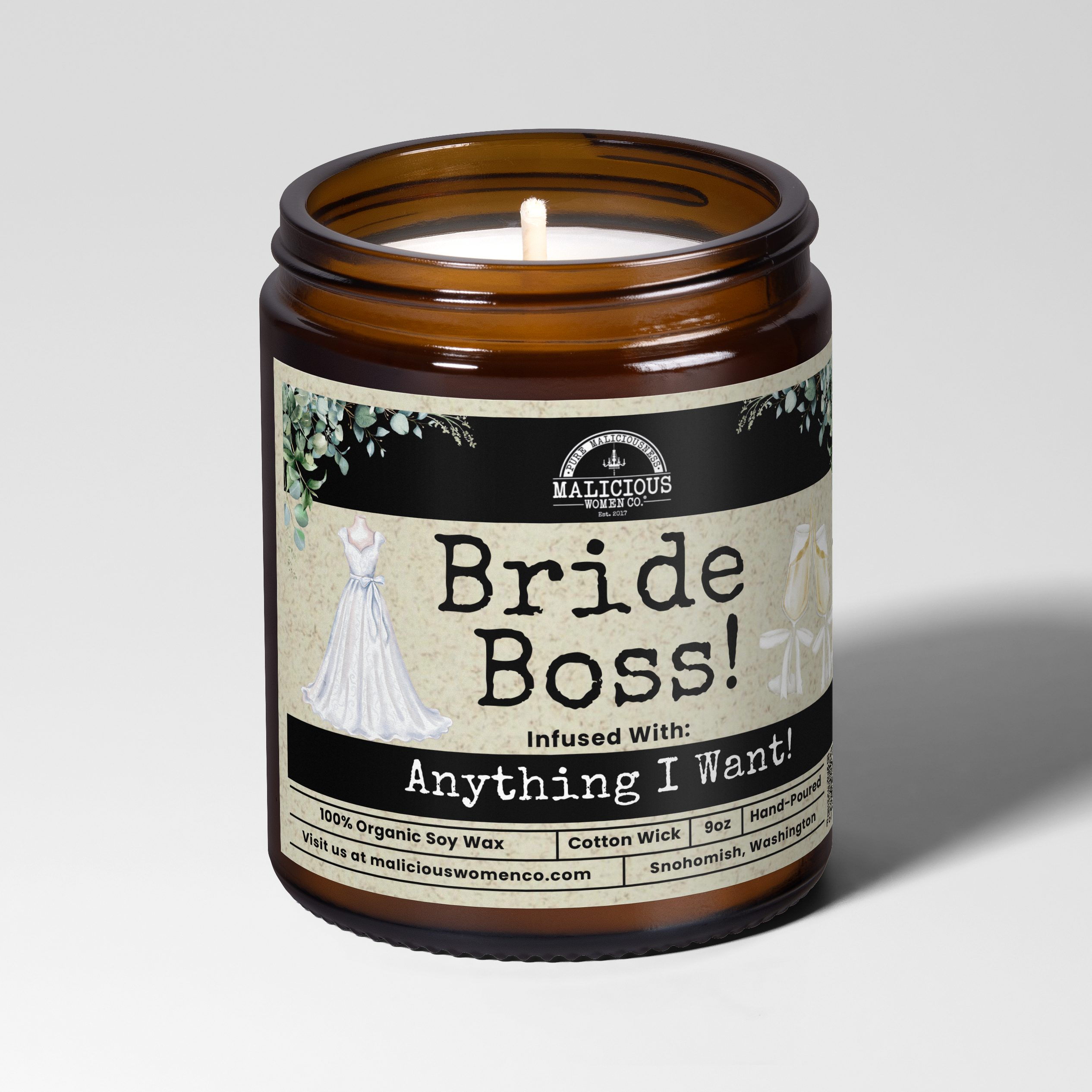 The Bridal Bundle | 5-9oz Soy Candles | Malicious Women Co.