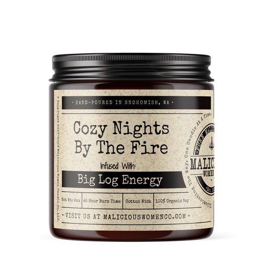 Cozy Nights By The Fire - Infused With: "Big Log Energy" Scent: Vanilla Cupcake