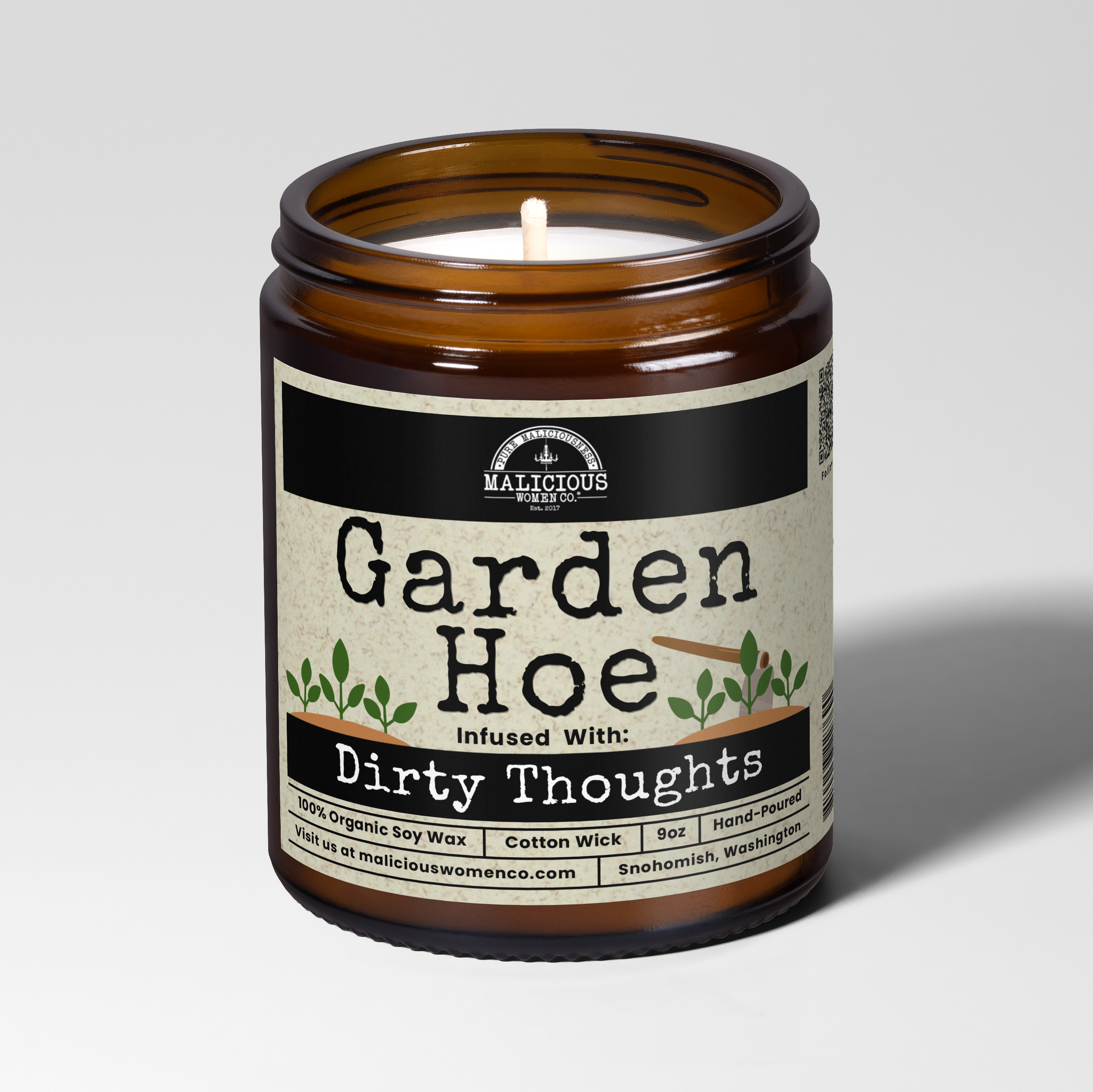 Malicious Women Candle Co Garden Hoe Candle - Thumbnail 3
