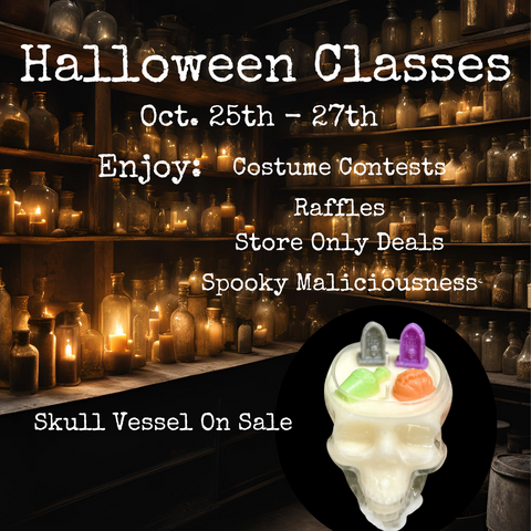 Halloween Class Malicious Intent Candle-Pouring Class Deposit