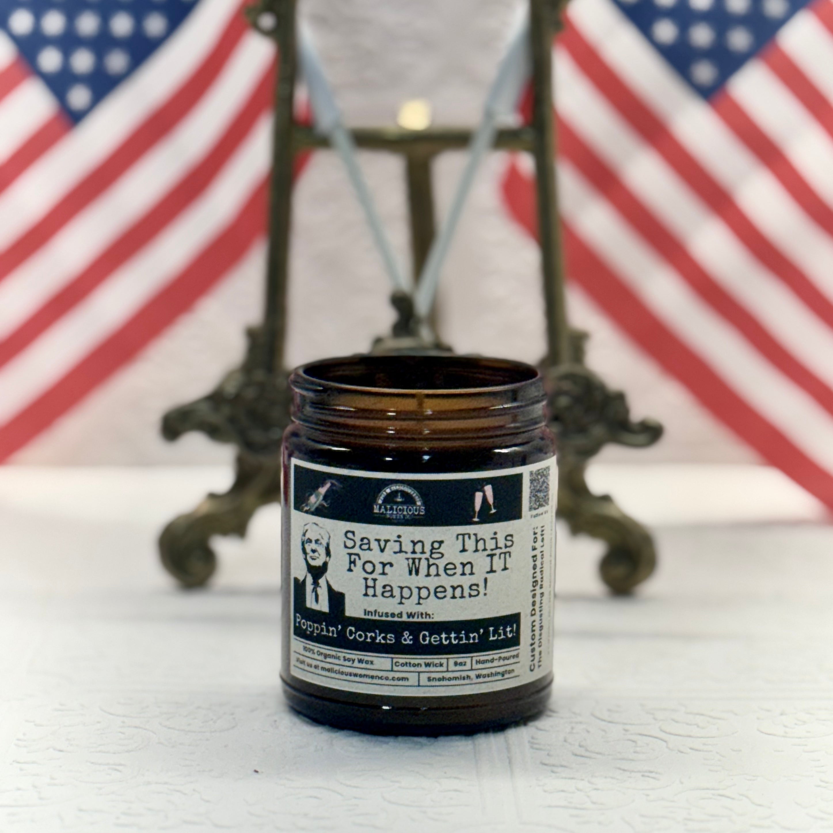 Saving This For Trump 9oz Political Candle Malicious Women Co