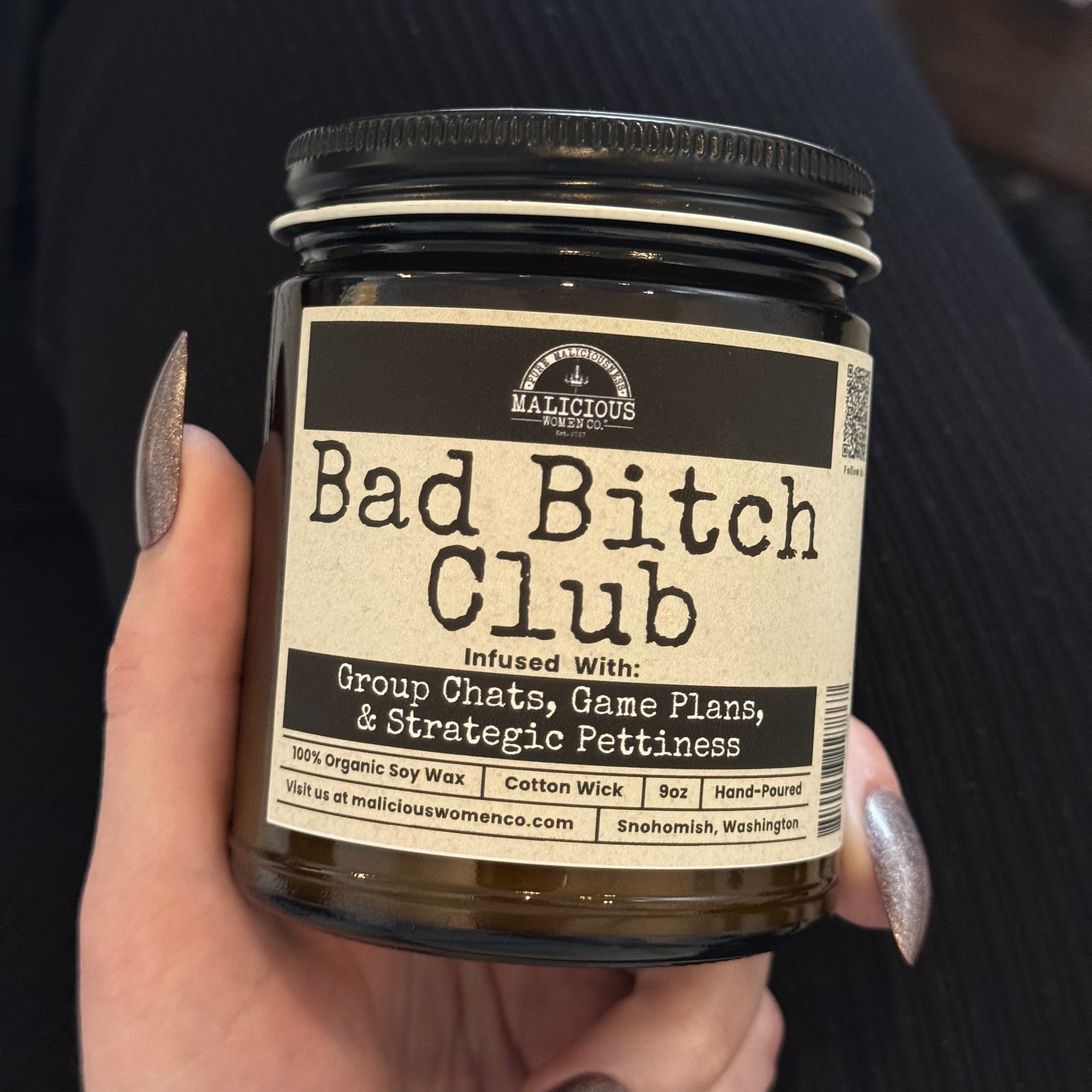 Bad Bitch Club 9oz Bestie Candle Malicious Women Co