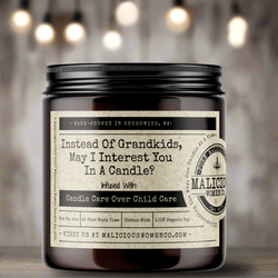 Instead Of Grandkids, May I Interest You In A Candle?