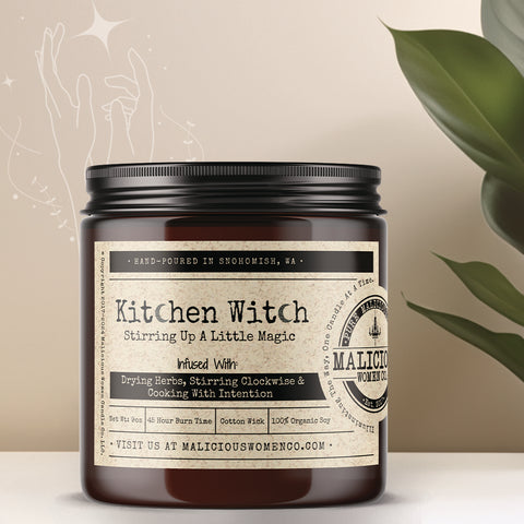 Kitchen Witch - Infused with "Drying herbs...Intention"