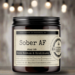 Sober AF Candle