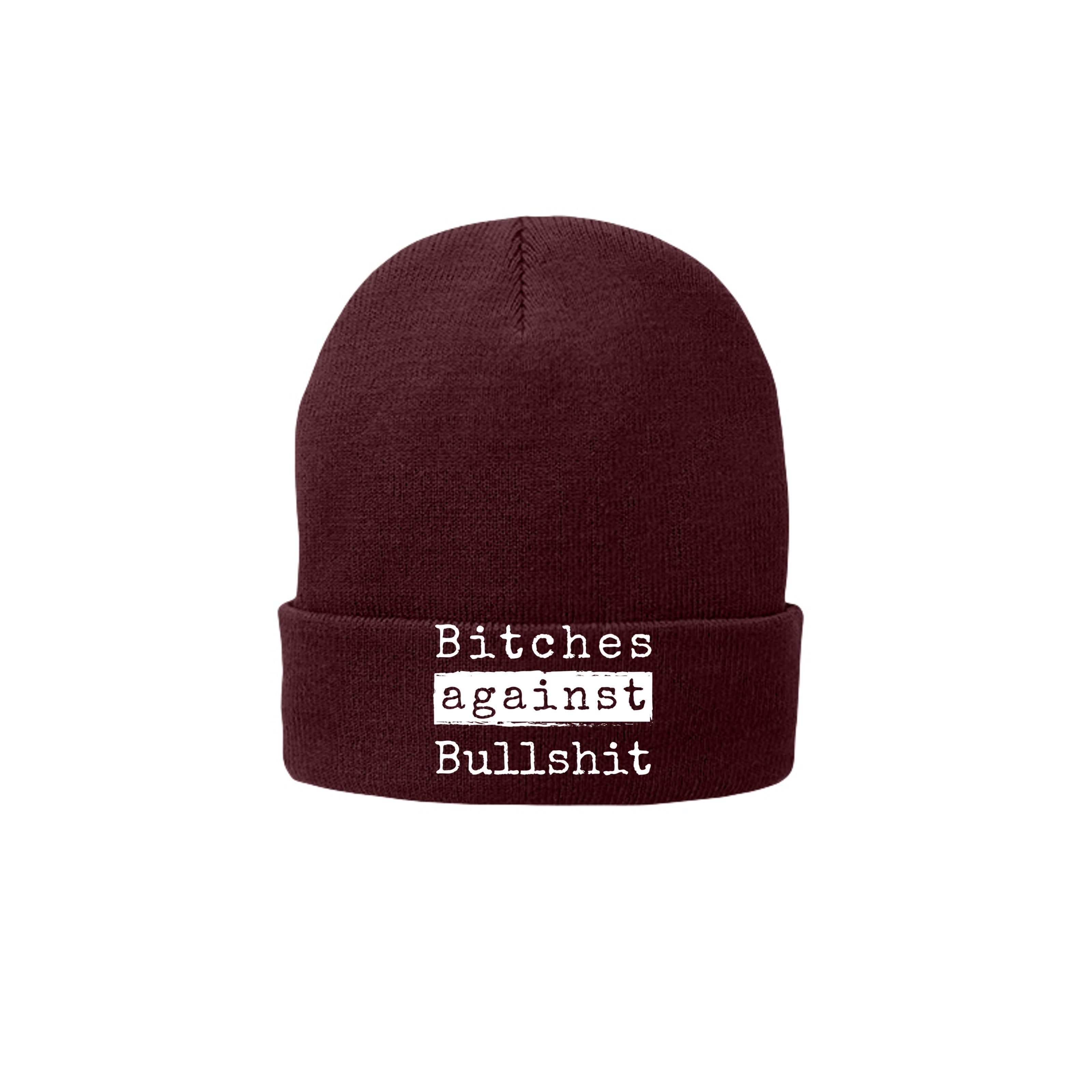 Bitches Against Bullshit Beanie - Malicious Women Co. -Apparel
