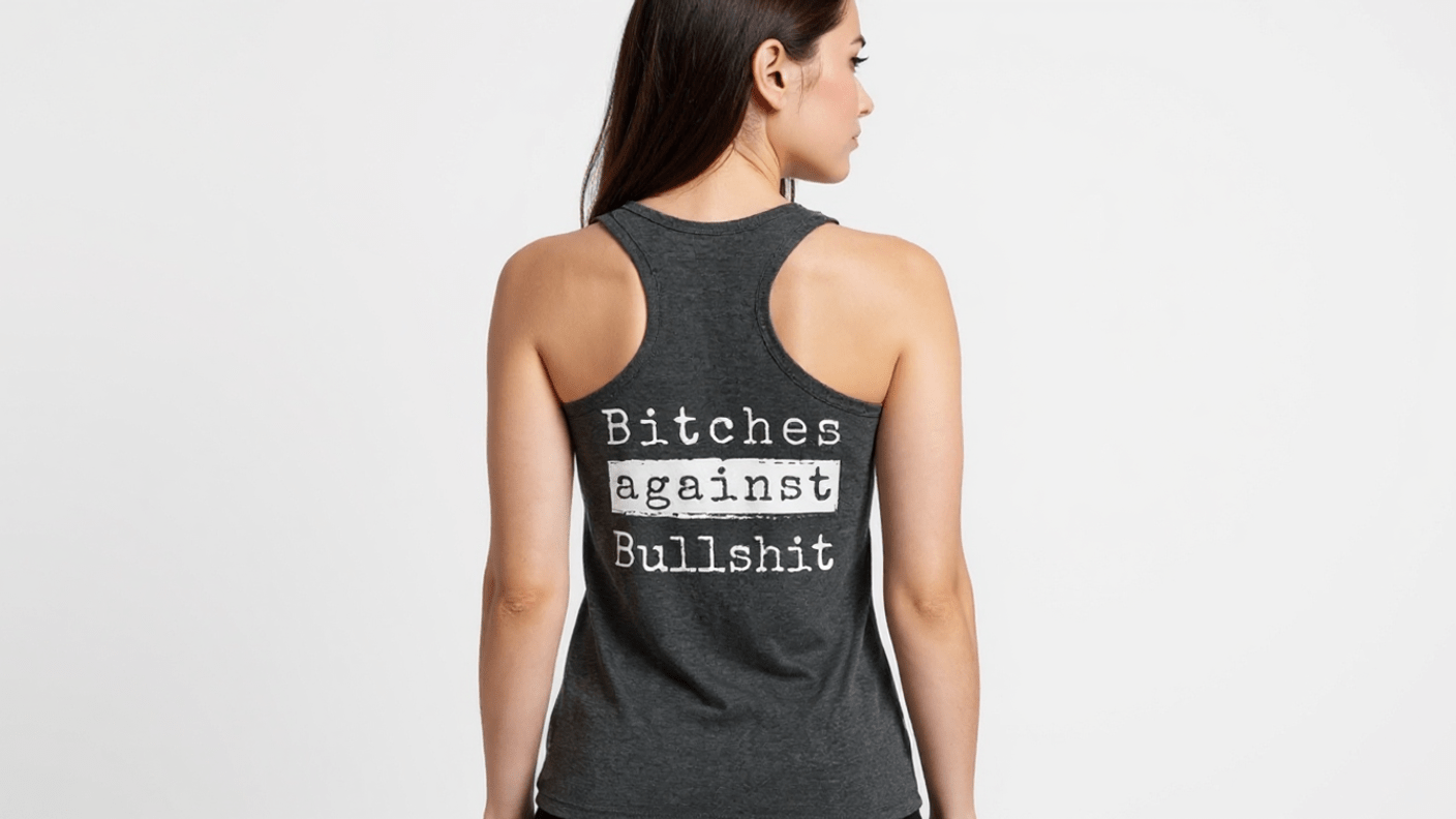 Bitches Against Bullshit Malicious Women's Racerback Tank - Malicious Women Co. - Apparel