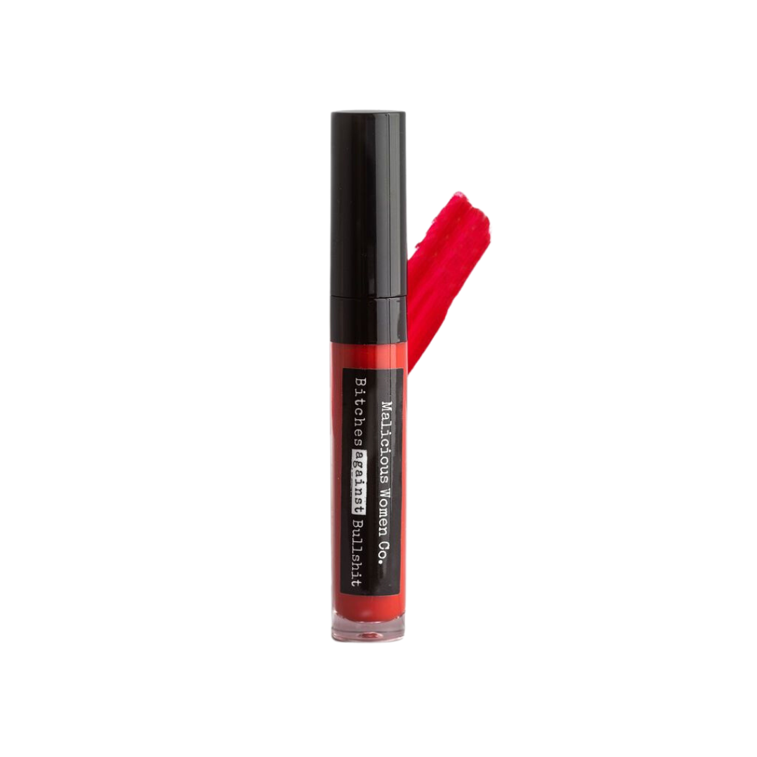 Bitches Against Bullshit - Malicious Matte Liquid Lipstick - Boss Bitch! (True Red)