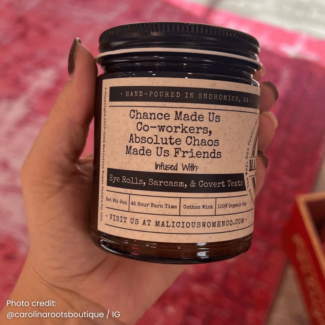 Chance Made Us Co - workers 9oz Work Candle Malicious Women Co - Malicious Women Co. - Candles