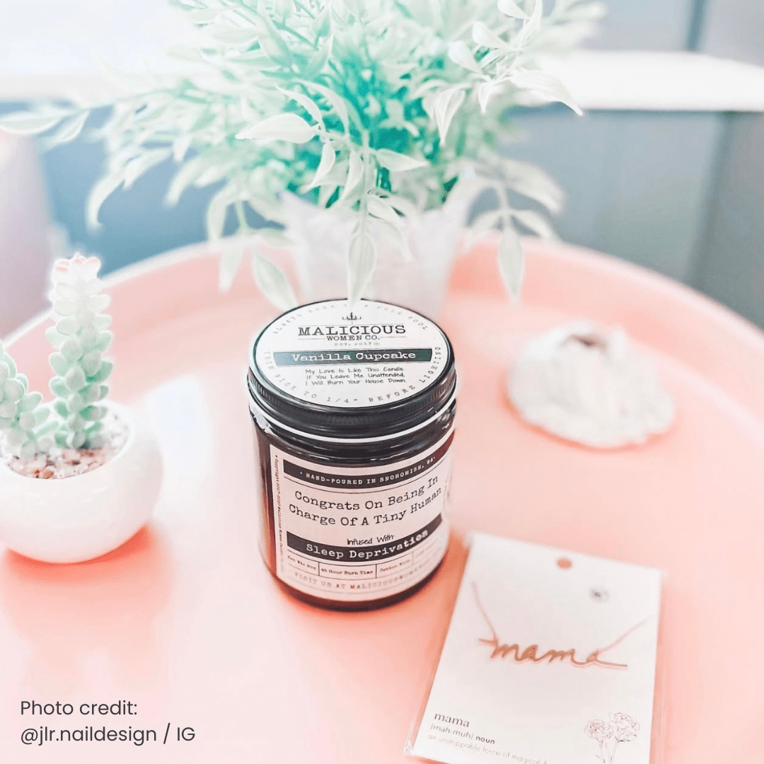 Congrats On Being In Charge Of A Tiny Human 9oz Family Candle Malicious Women Co - Malicious Women Co. - Candles