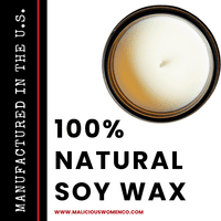 Design Your Own Custom 9oz Natural Soy Candle - Malicious Women Co. -Custom Candle
