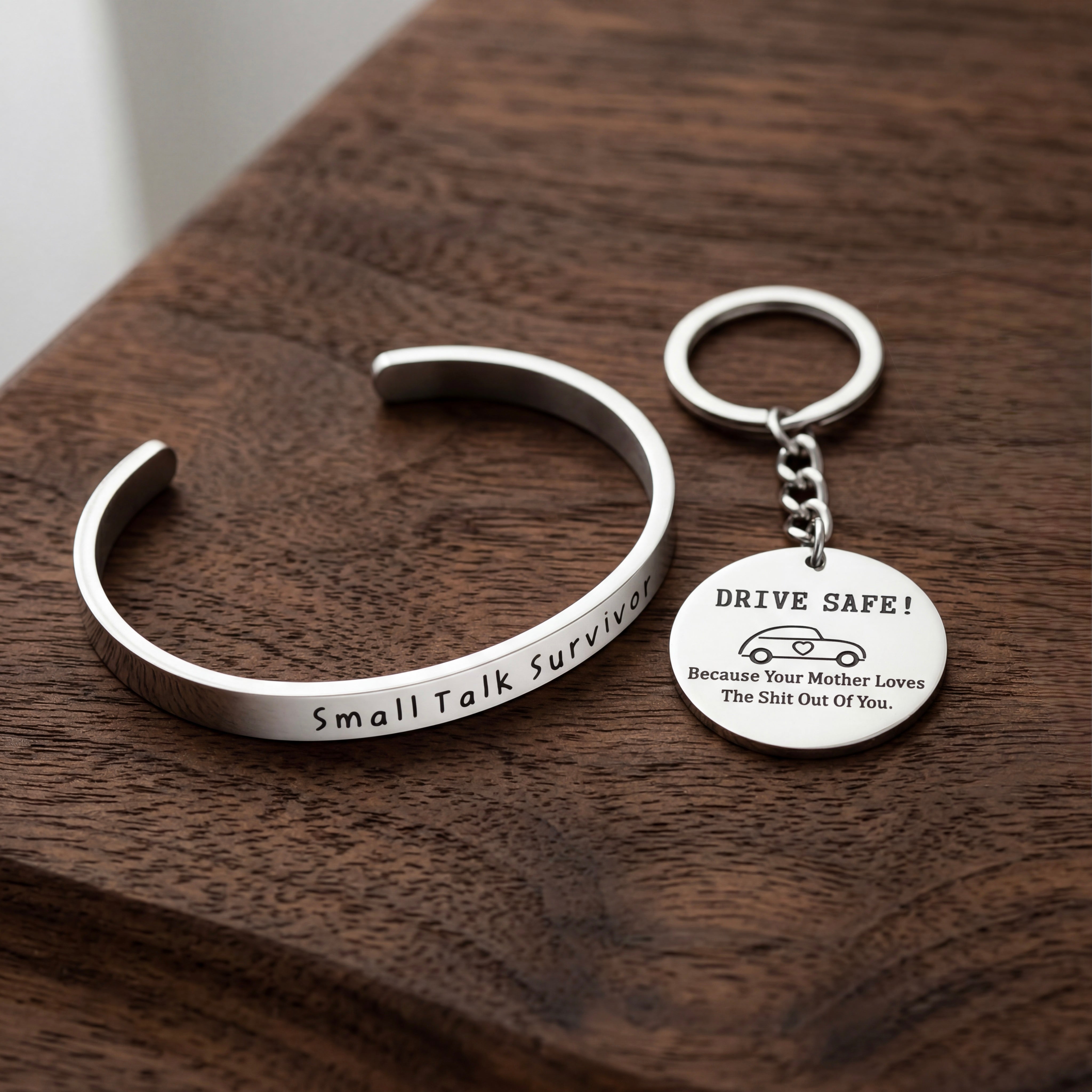 Drive Safe! Because Your Mother Loves The Shit Out Of You - Malicious Women Co. -Jewelry