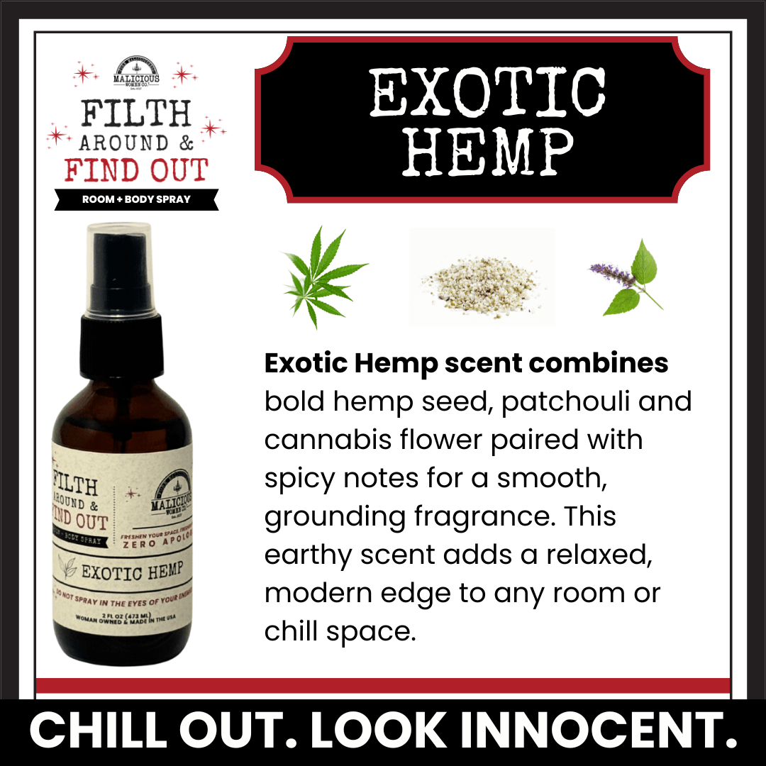 FAFO 2fl oz Glass Bottle Room/ Linen/ Body Spray - Select Your Scent - Malicious Women Co. -Household Cleaner
