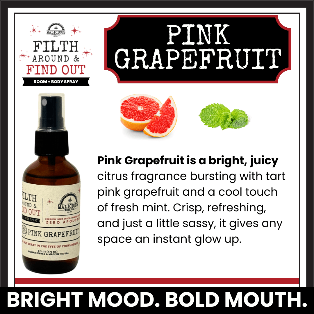 FAFO 2fl oz Glass Bottle Room/ Linen/ Body Spray - Select Your Scent - Malicious Women Co. -Household Cleaner