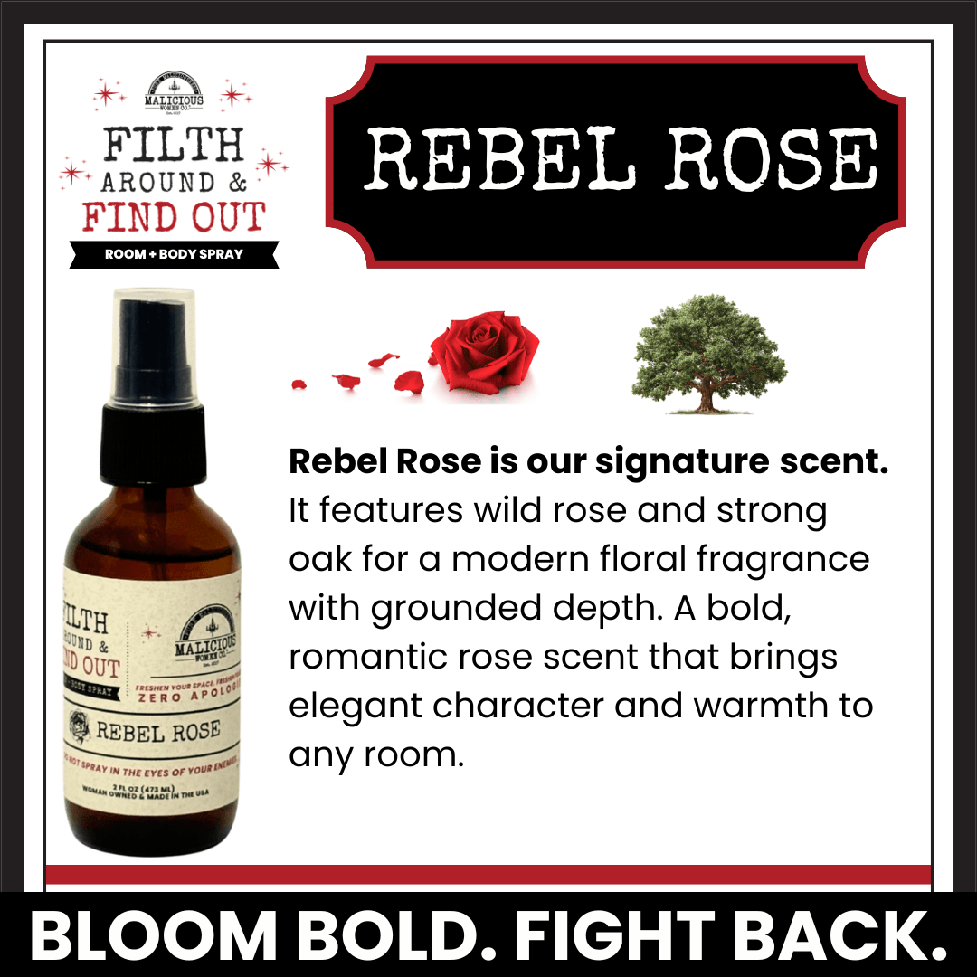 FAFO 2fl oz Glass Bottle Room/ Linen/ Body Spray - Select Your Scent - Malicious Women Co. -Household Cleaner