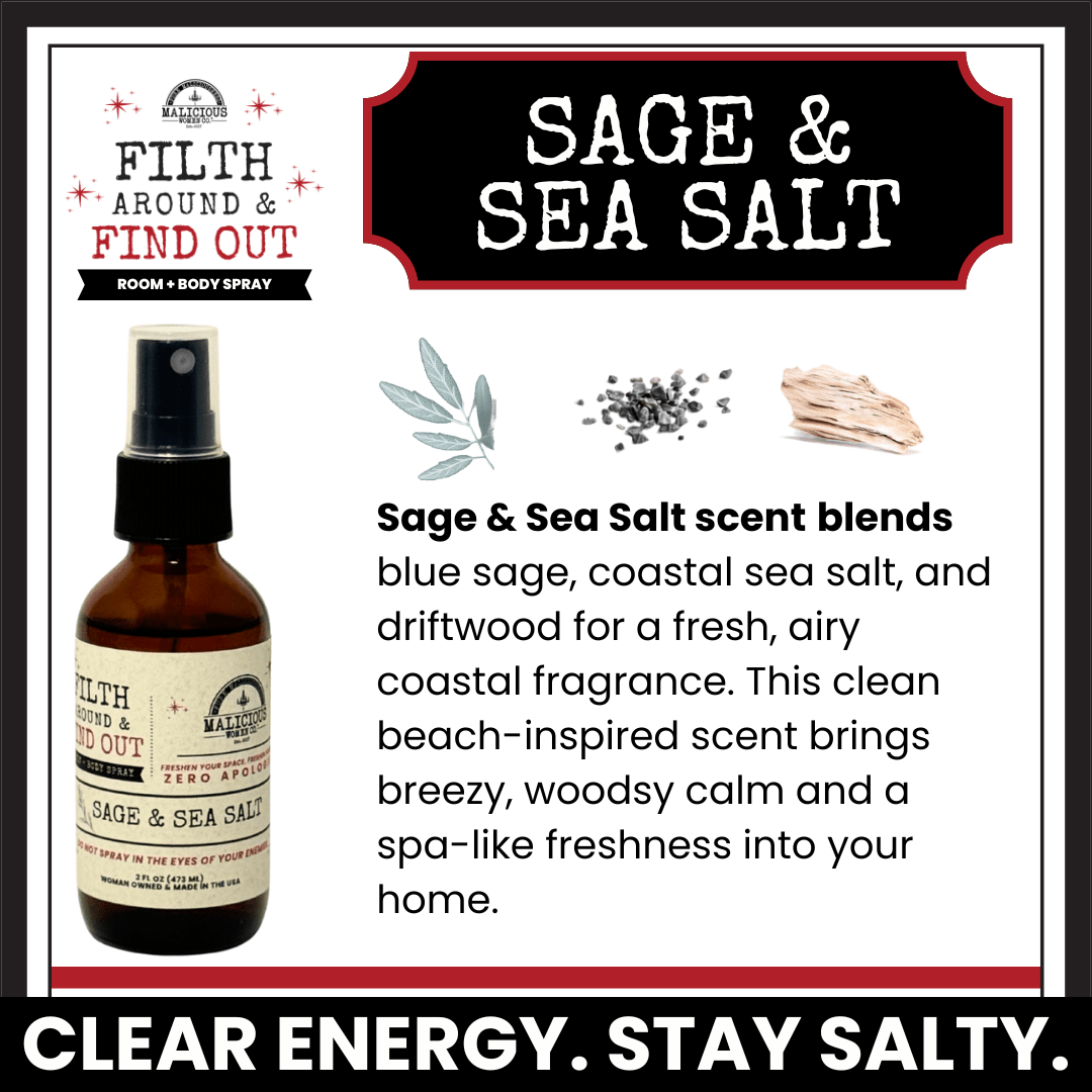 FAFO 2fl oz Glass Bottle Room/ Linen/ Body Spray - Select Your Scent - Malicious Women Co. -Household Cleaner
