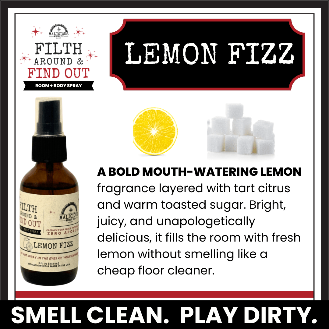 FAFO 2fl oz Glass Bottle Room/ Linen/ Body Spray - Select Your Scent - Malicious Women Co. -Household Cleaner