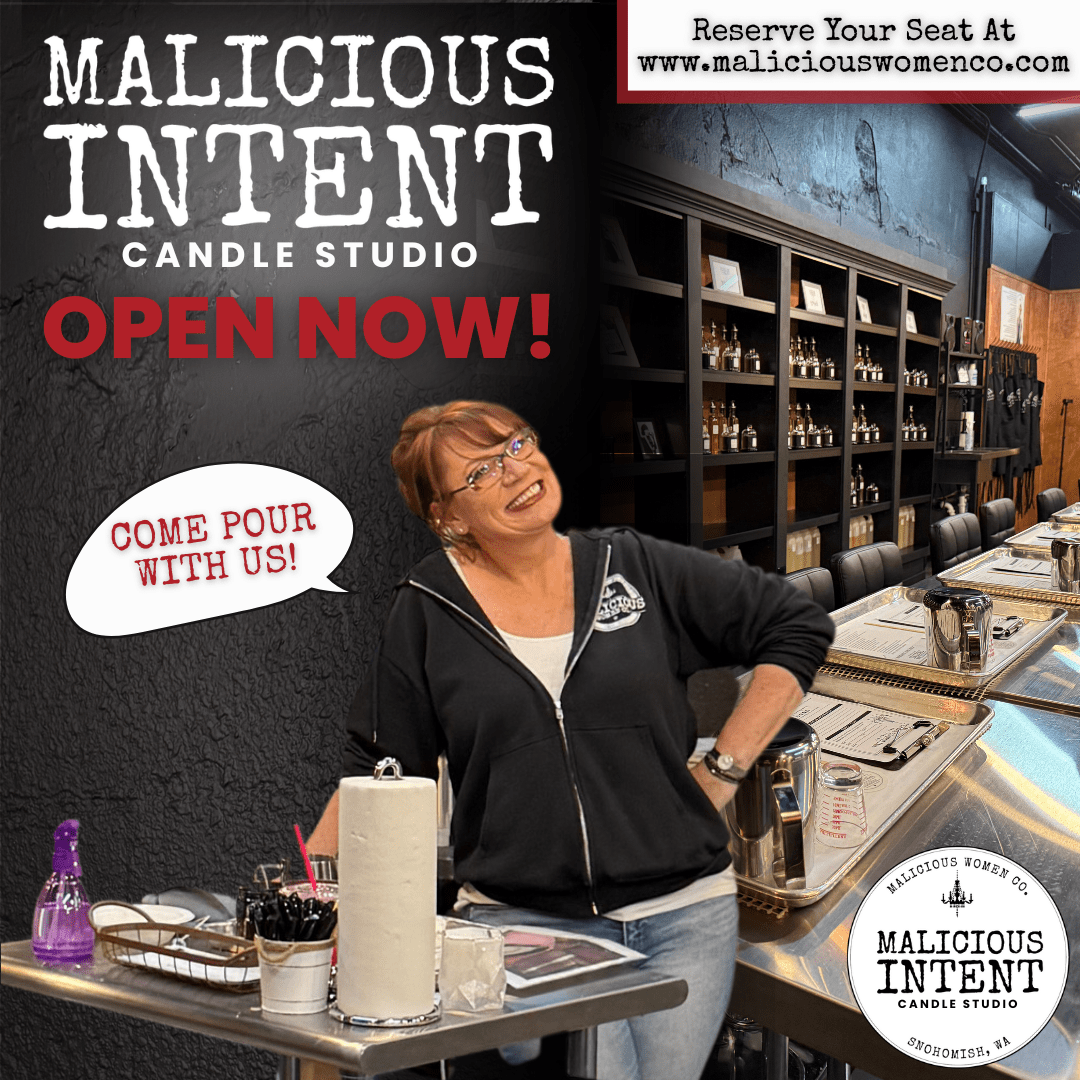 Malicious Intent Candle - Pouring Class - Malicious Women Co. - Malicious Intent