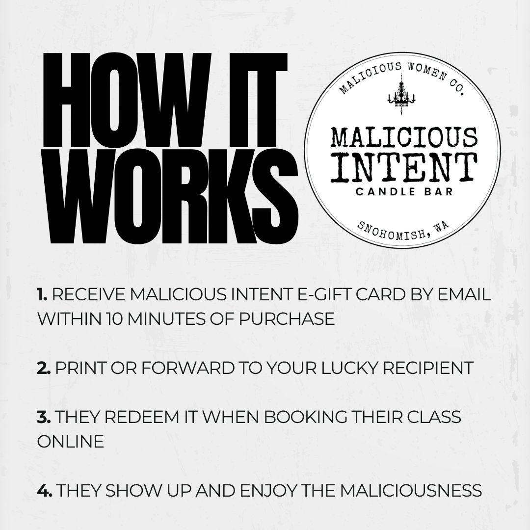 Malicious Intent e - Gift Card - Malicious Women Co. - 