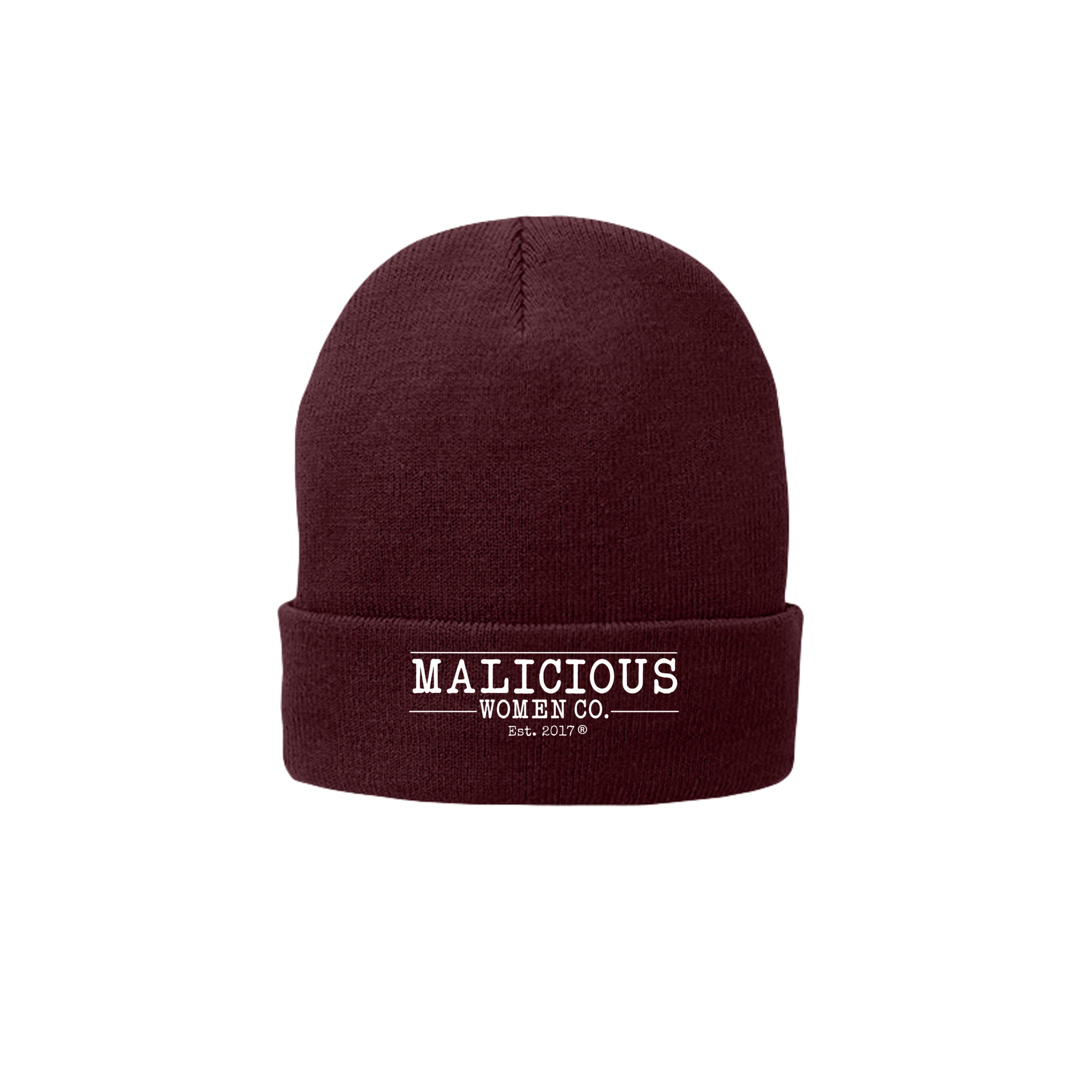 Malicious Women Co. Beanie - Malicious Women Co. -Apparel