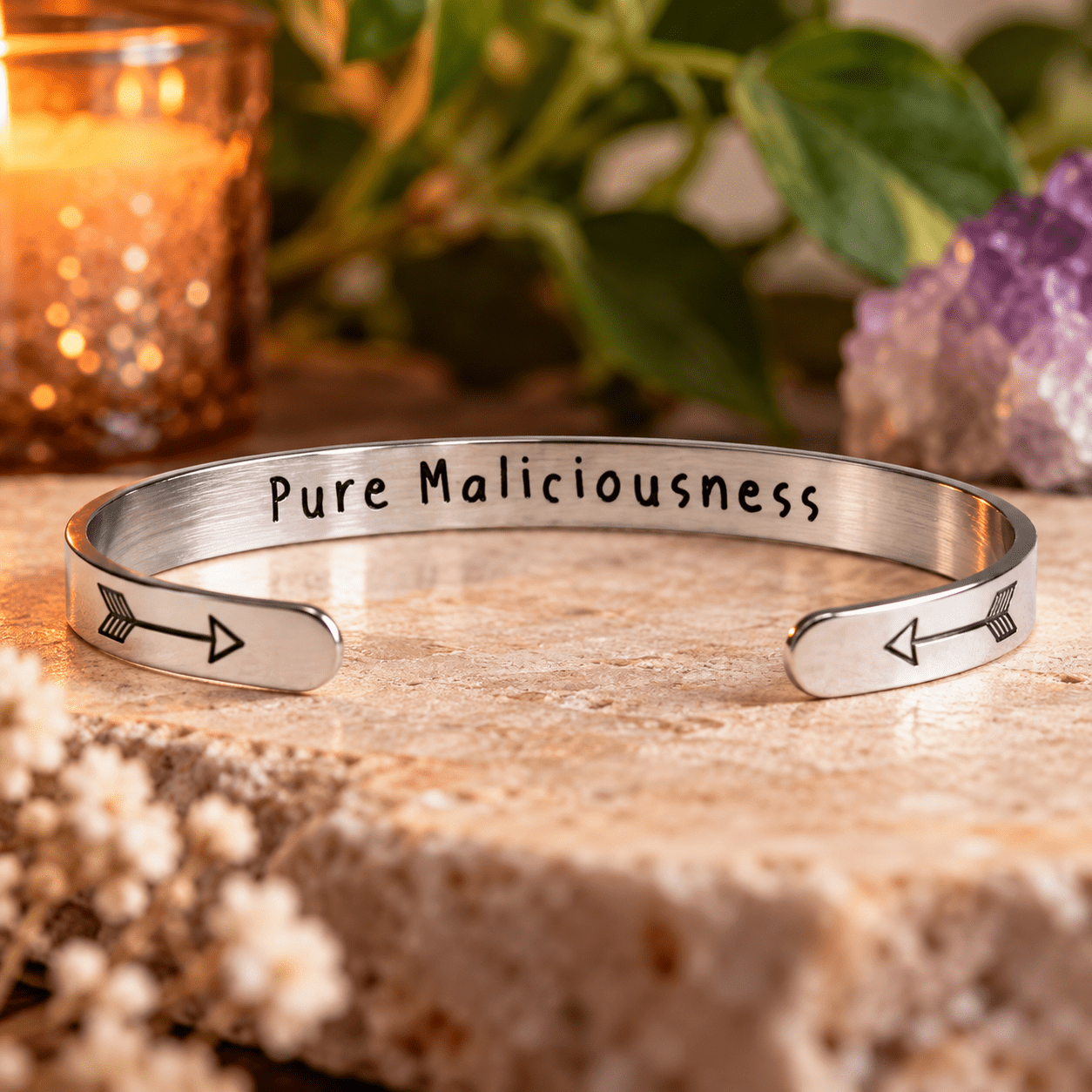 My Spirit Animal Would Eat Yours - Bangle Bracelet - Malicious Women Co.-Jewelry