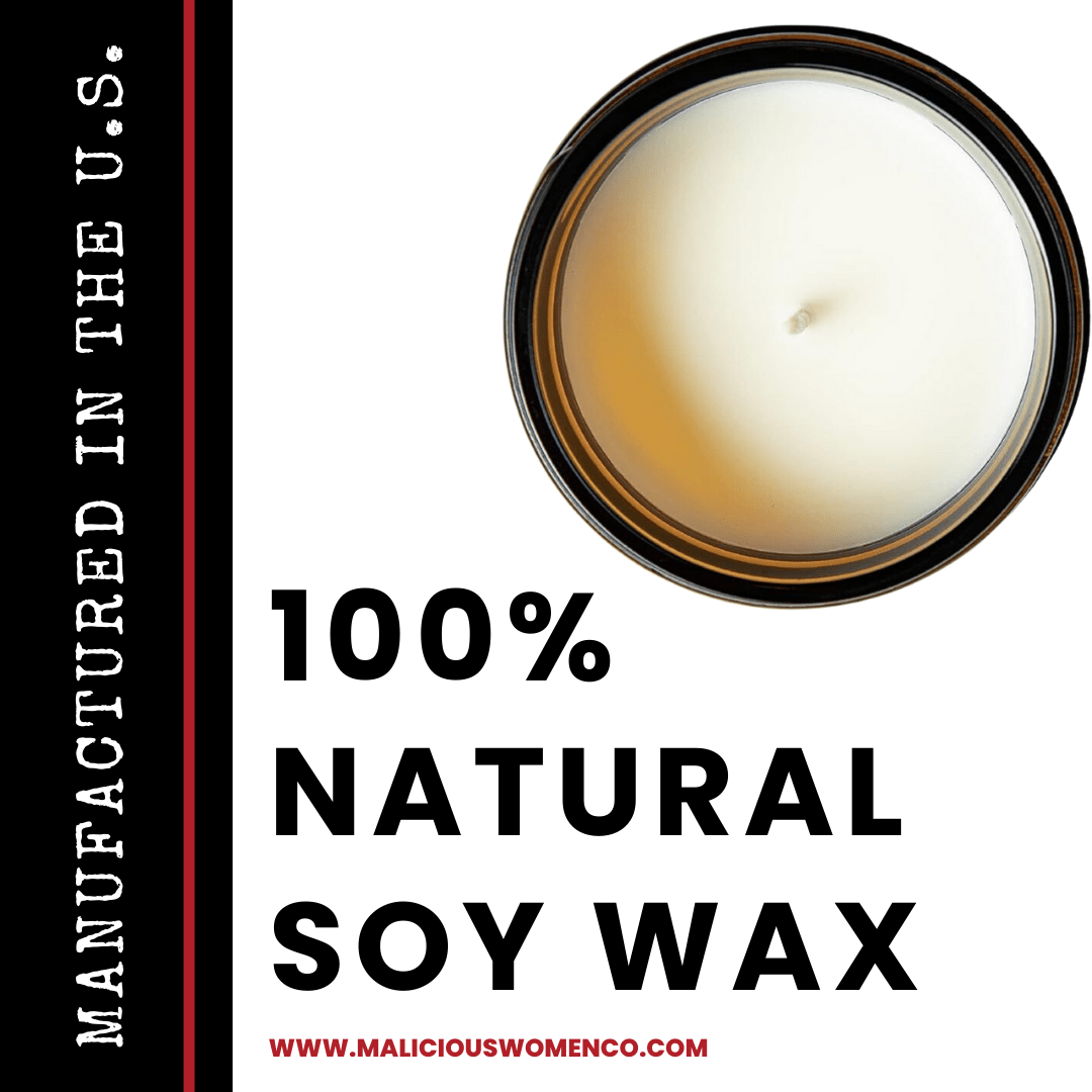 Rooted In Resistance - Malicious Women 9oz Soy Candle Only - Malicious Women Co. - Candle