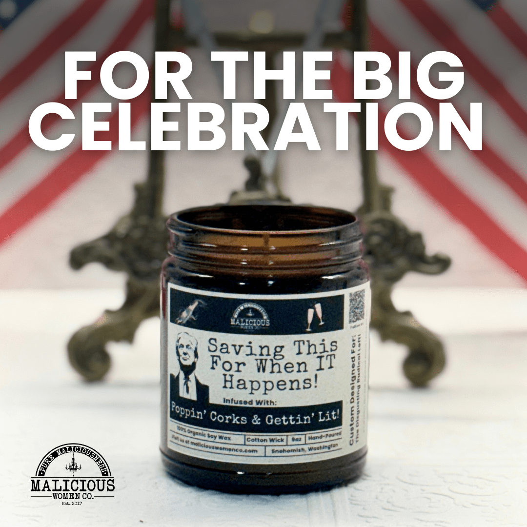 Saving This For Trump 9oz Political Candle Malicious Women Co - Malicious Women Co. - Candles