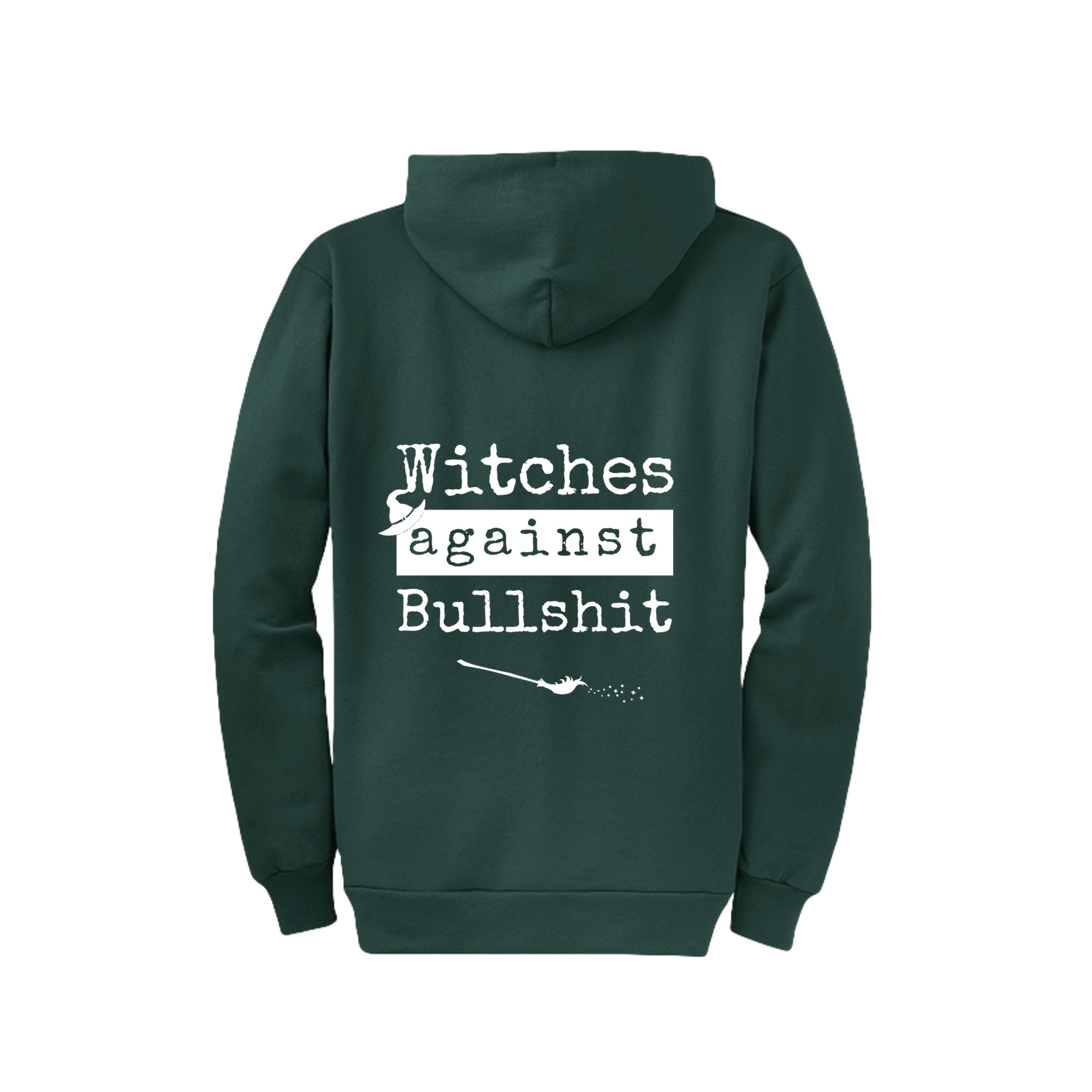 Witches Against Bullshit Zip-Up Hoodie - Malicious Women Co.-Apparel