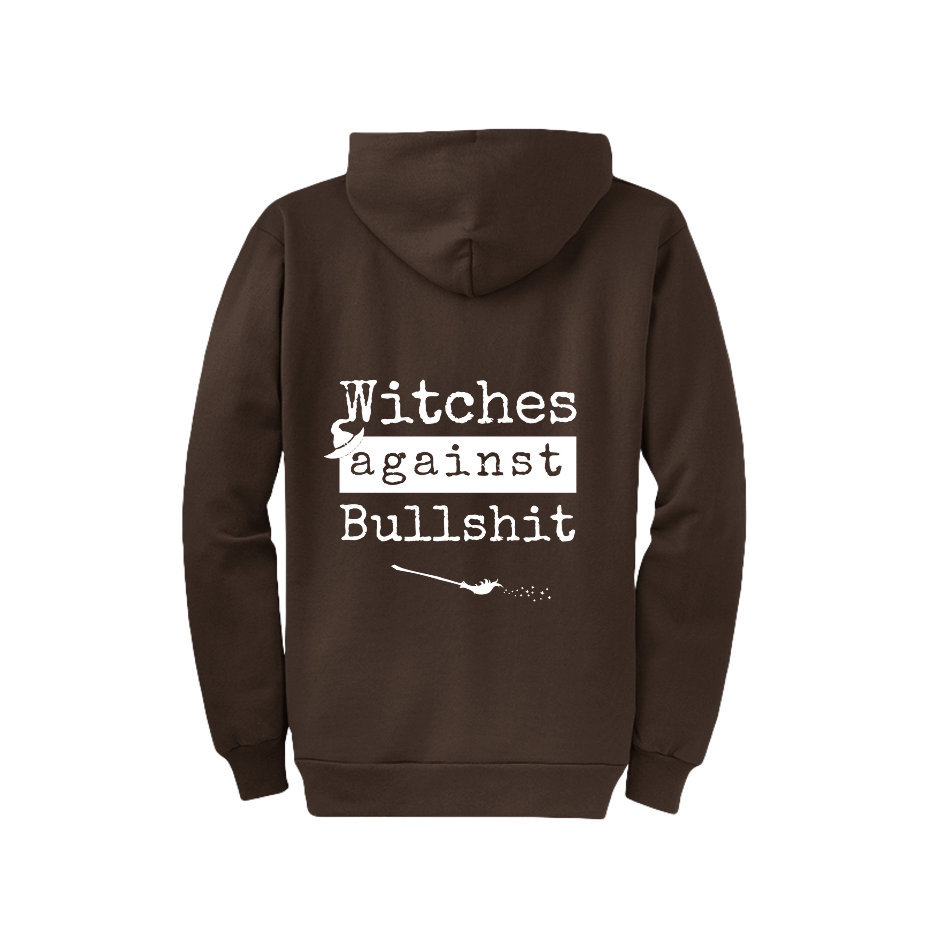 Witches Against Bullshit Zip-Up Hoodie - Malicious Women Co.-Apparel