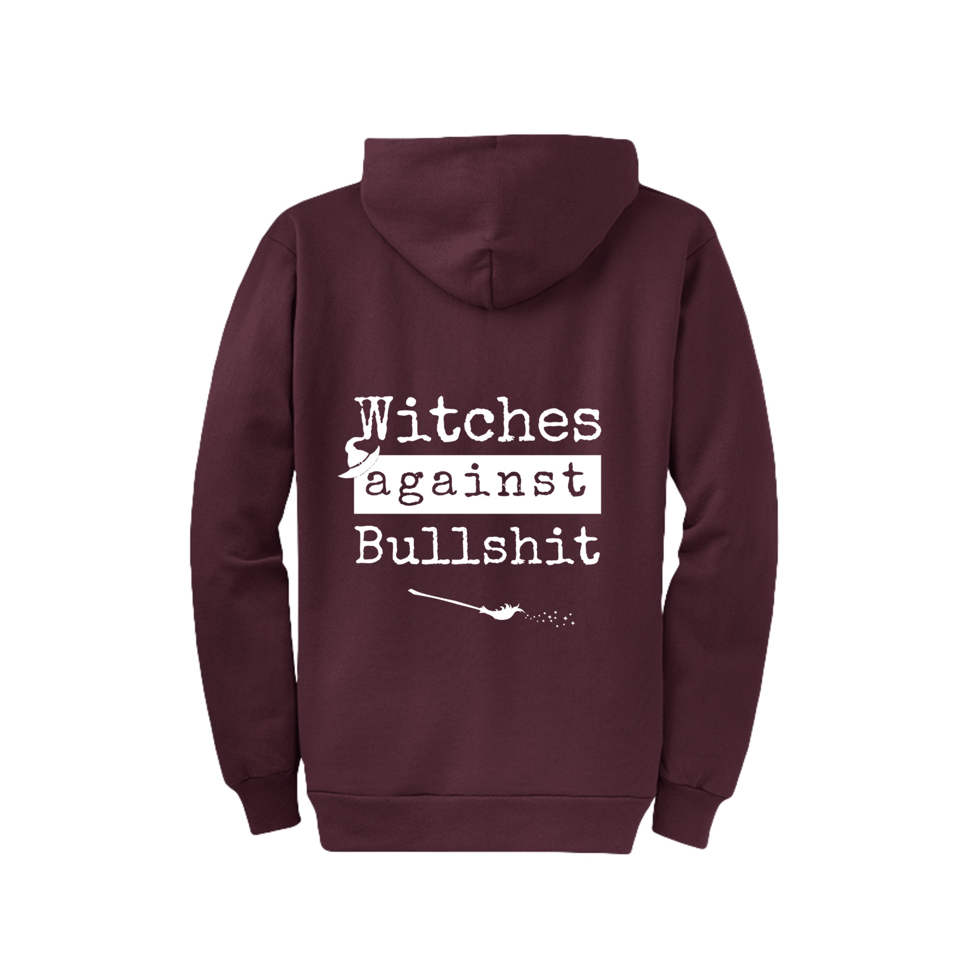 Witches Against Bullshit Zip-Up Hoodie - Malicious Women Co.-Apparel