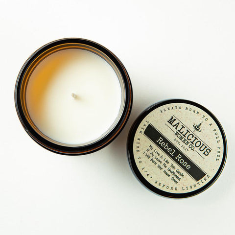 Queen Of Damn Near Everything - Infused with "Superiority" Scent: Rebel Rose Candle 2021 Malicious Women Candle Co. 