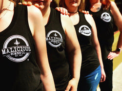 Bitches Against Bullshit Malicious Women's Racerback Tank Apparel Malicious Women Candle Co. 