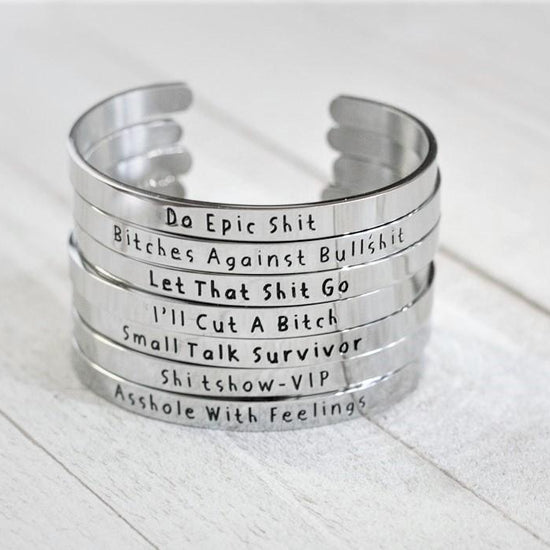 What In The Actual Fuck - Bangle Bracelet Jewelry Malicious Women Candle Co. 