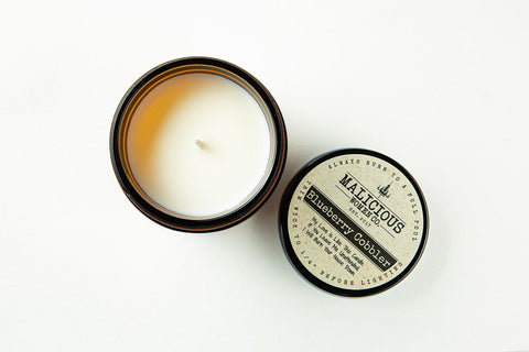 I'm Ducking Sick Of This Shot! - Infused With: "*shot *duck *SHOT!!!" Scent: Blueberry Cobbler Candle Malicious Women Co. 