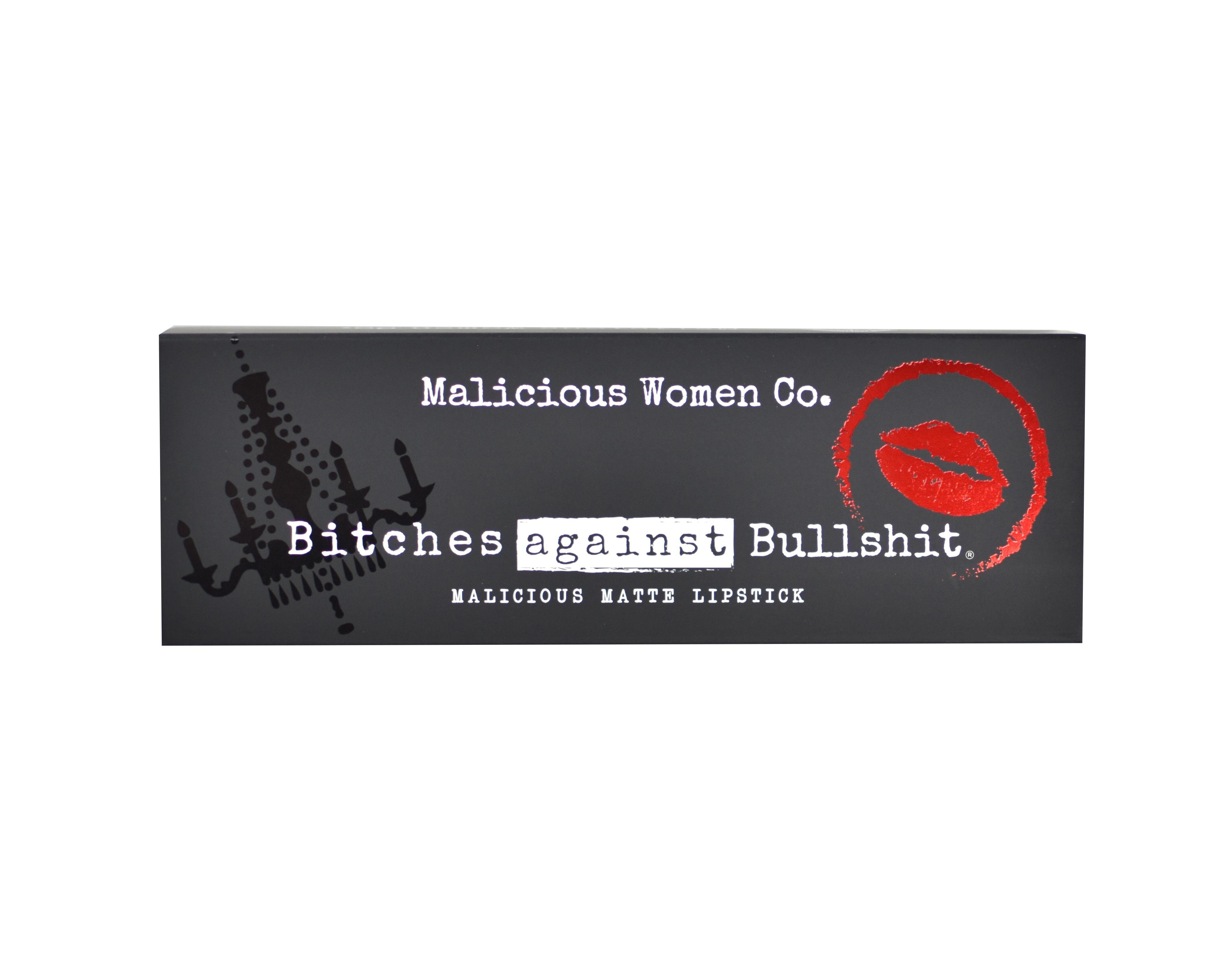 Bitches Against Bullshit - Malicious Matte Liquid Lipstick - Bitch Switch! (Muted Lavender) Makeup Malicious Women Candle Co. 