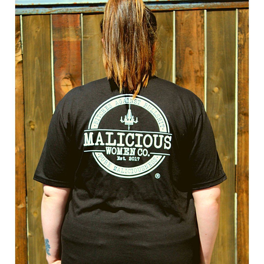 Pure Maliciousness Crew Neck T-Shirt Apparel Malicious Women Candle Co. 