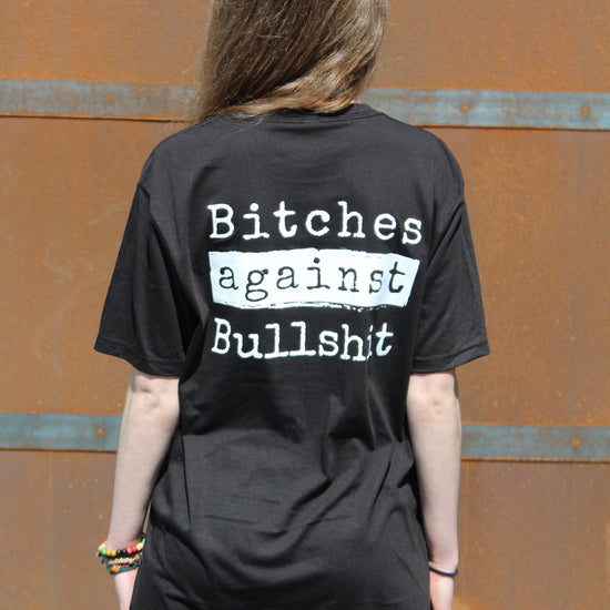 Bitches Against Bullshit Malicious Women's Crew Neck T-Shirt Apparel Malicious Women Candle Co. 