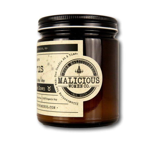 Taurus (Apr 20-May 21) The Zodiac Bitch- Scent: Take A Hike Candle 2021 Malicious Women Candle Co. 
