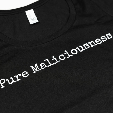 Pure Maliciousness Crew Neck T-Shirt Apparel Malicious Women Candle Co. 
