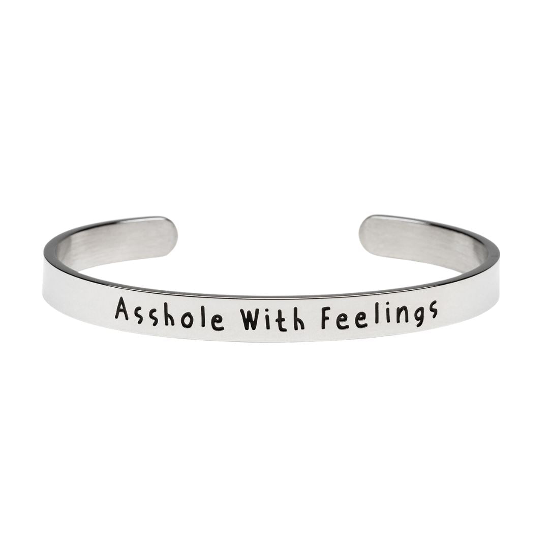 Asshole With Feelings - Bangle Bracelet Jewelry Malicious Women Candle Co. 