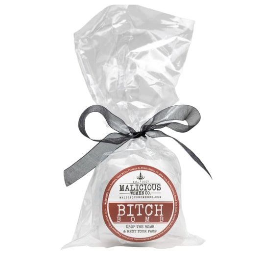 The Bitch Bomb - Bath Bomb - Scent: Flower Spell Bath Bomb Malicious Women Candle Co. 