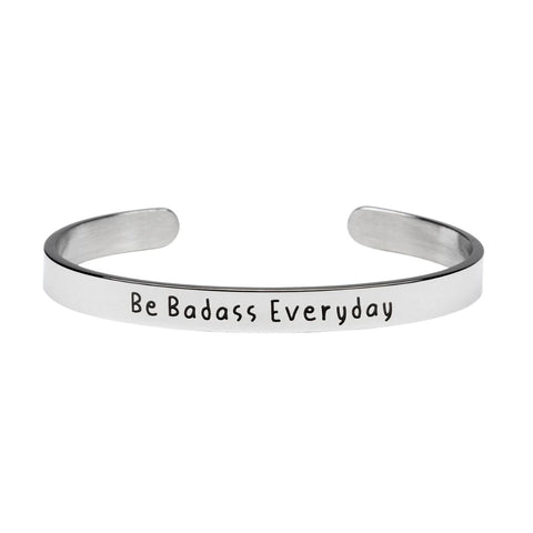 Be Badass Everyday - Bangle Bracelet Jewelry Malicious Women Candle Co. 